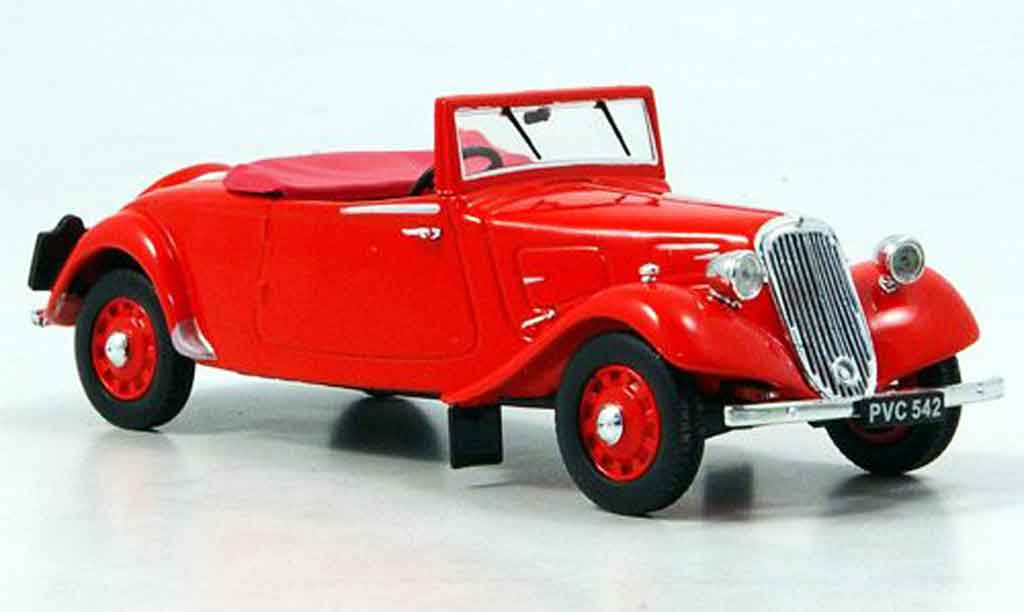 Citroen Traction Roadster 1/43 Eagle Roadster light fifteen rood 1938 modelauto