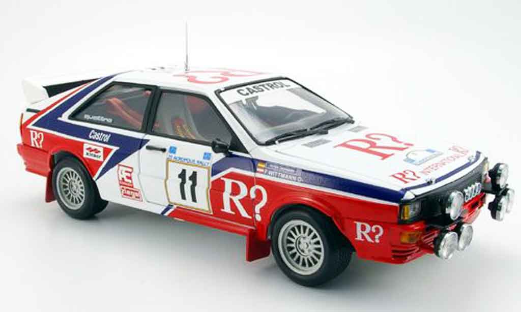 Audi Quattro Rallye 1/18 Sun Star Rallye no. 11 acropolis 1982 modelauto