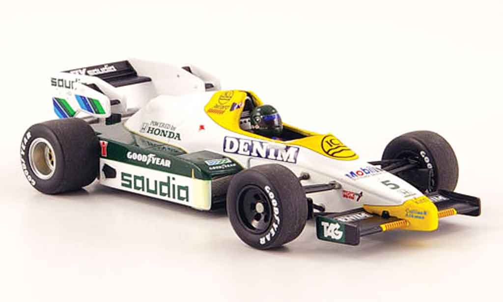 Honda F1 1/43 Minichamps Williams FW09 No.5 Saudia J. Laffite Saison 1984 modelauto