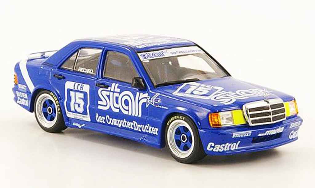 Mercedes 190 E 1/43 Minichamps E 2.3 16 No.15 J.van Ommen Star DTM 1988 modelauto