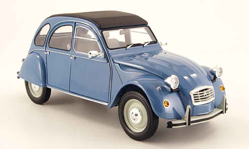 Citroen 2CV 1/18 Minichamps blauw 1983 modelauto