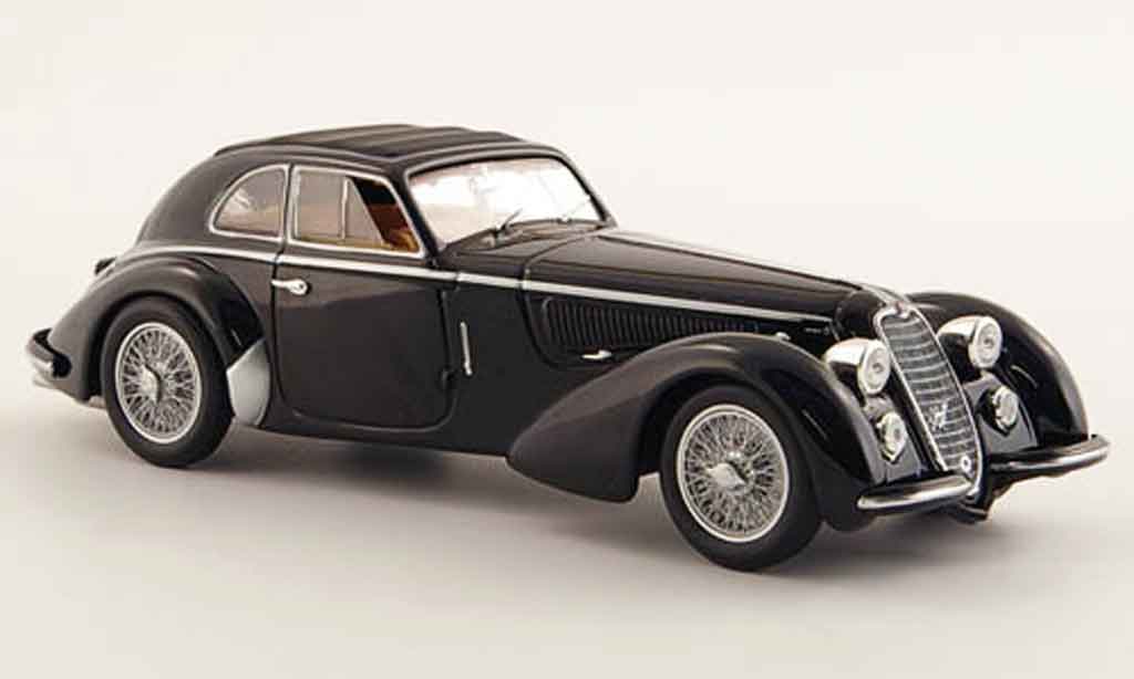 Alfa Romeo 8C 2900 1/43 Minichamps 2900 b lungo zwart 1938 modelauto