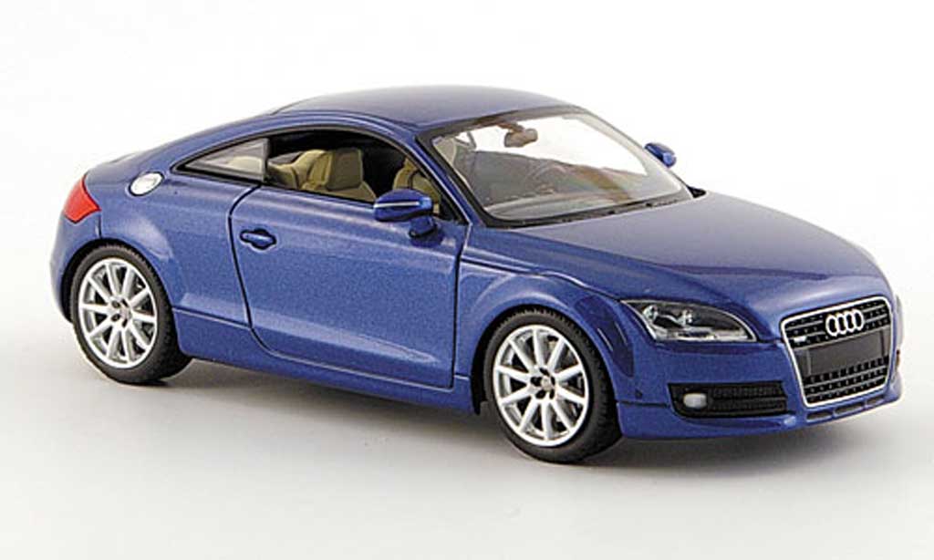 Audi TT 1/43 Minichamps blauw-met. 2006 modelauto
