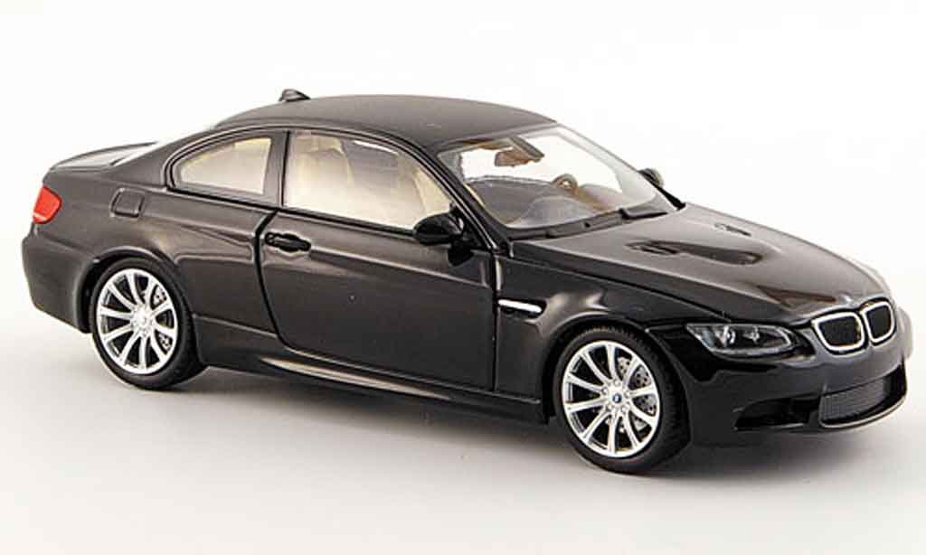 Bmw M3 E92 1/43 Minichamps E92 zwart 2008 modelauto