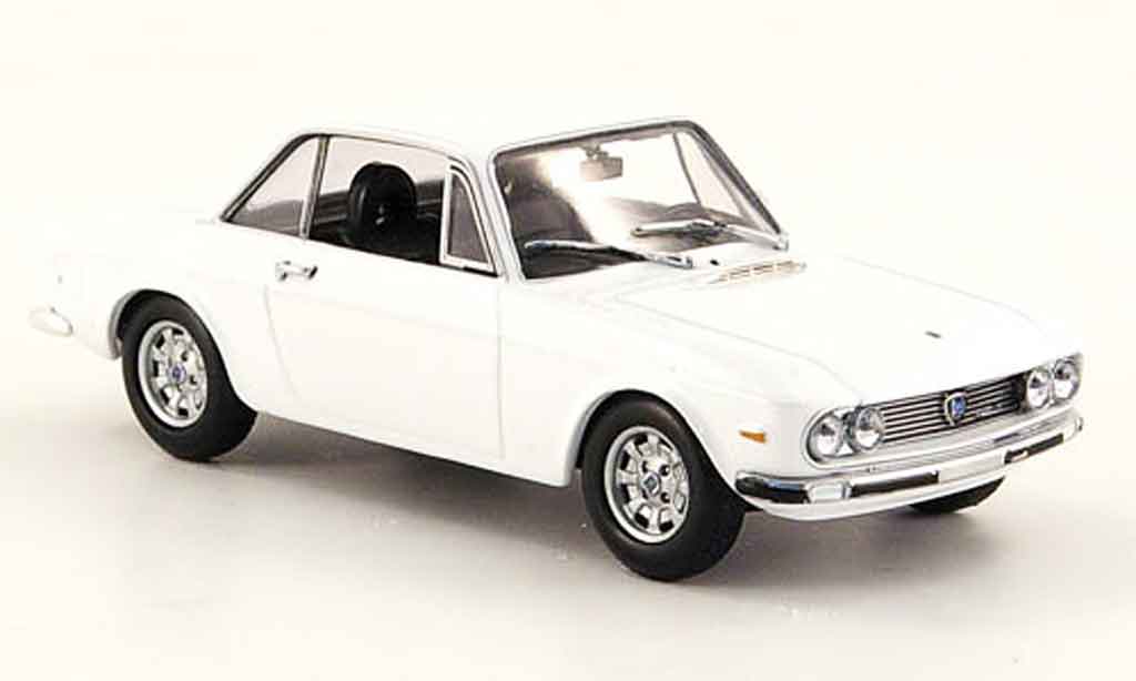 Lancia Fulvia HF 1/43 Minichamps HF 1600 wit 1970 modelauto