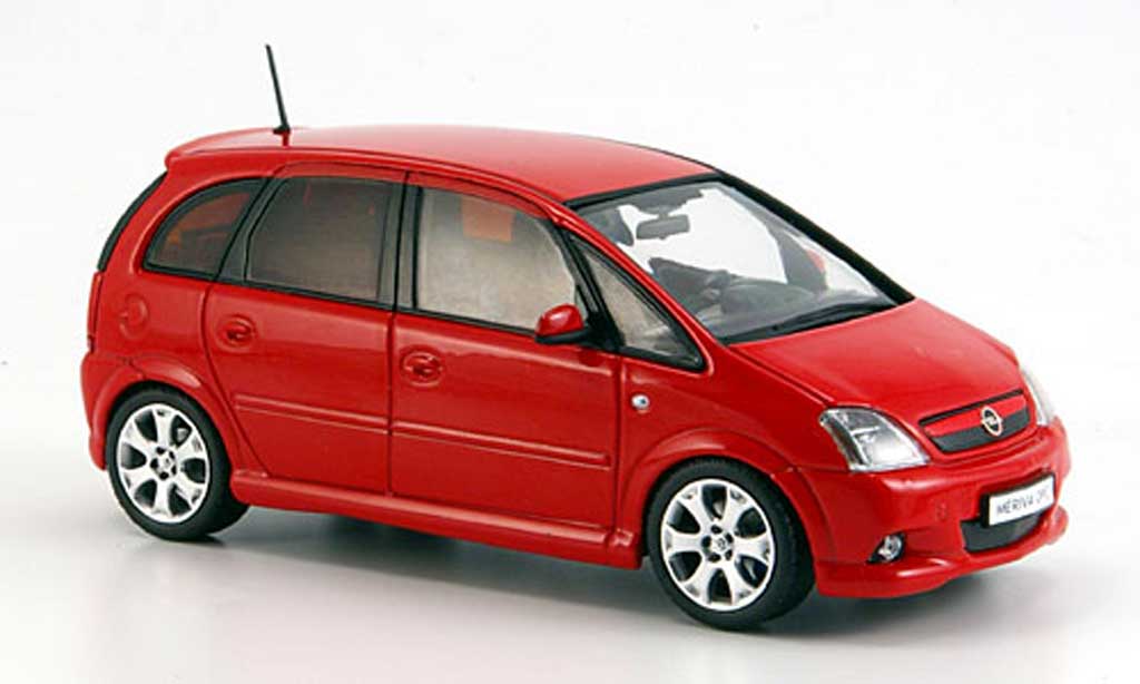 Opel Meriva 1/43 Minichamps OPC rood 2006 modelauto
