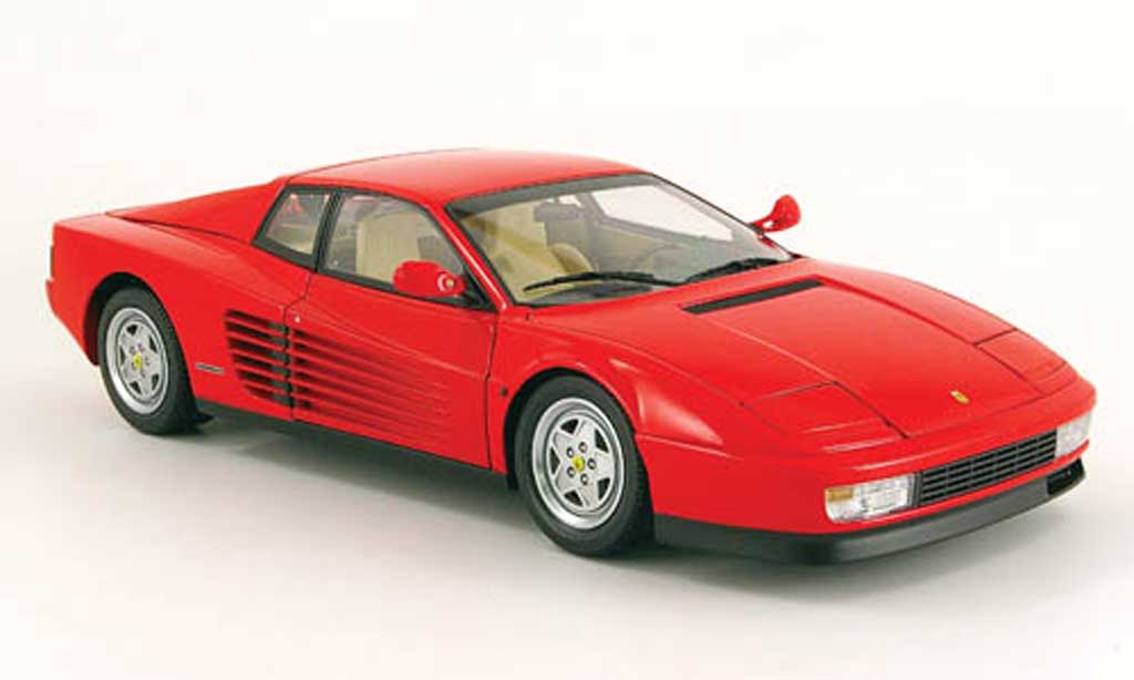 Ferrari Testarossa 1990 1/18 Kyosho 1990 rood facelift modelauto