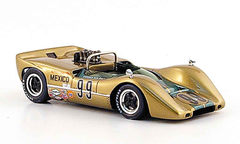 McLaren M6 1/43 Spark B No.99 M. Solana Sieger Mexico 1968 modelauto