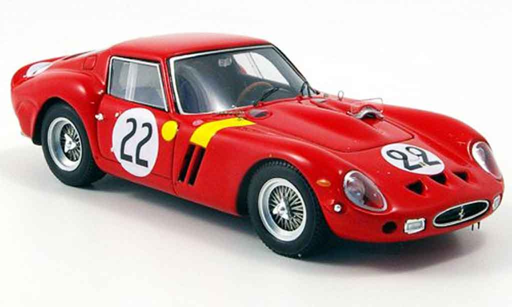 Ferrari 250 GTO 1962 1/43 Red Line GTO 1962 no.22 l.dernier dritter le mans modelauto