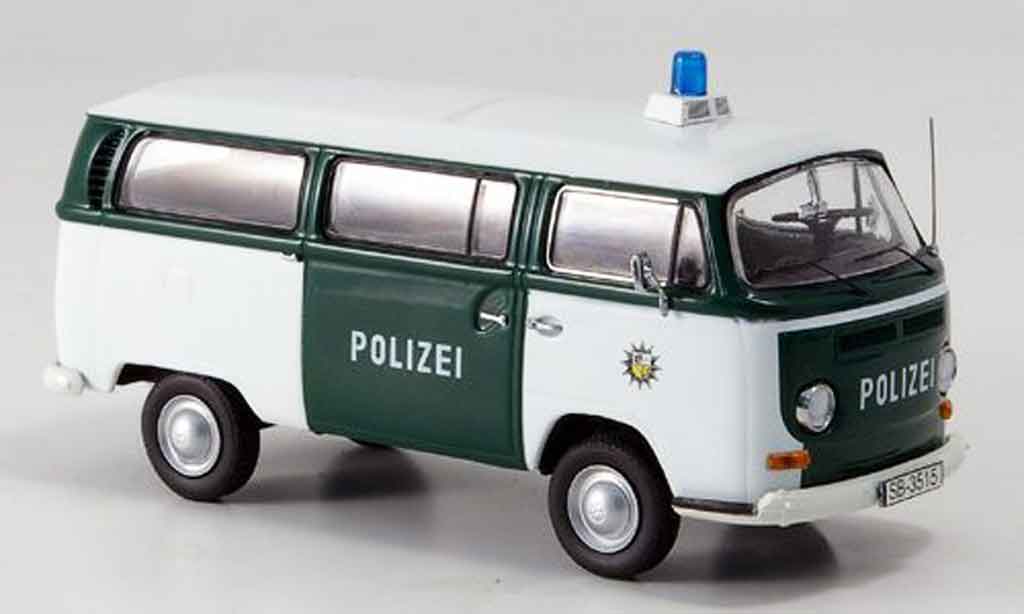 Volkswagen Combi 1/43 Schuco t2a bus politie saarbrucken modelauto