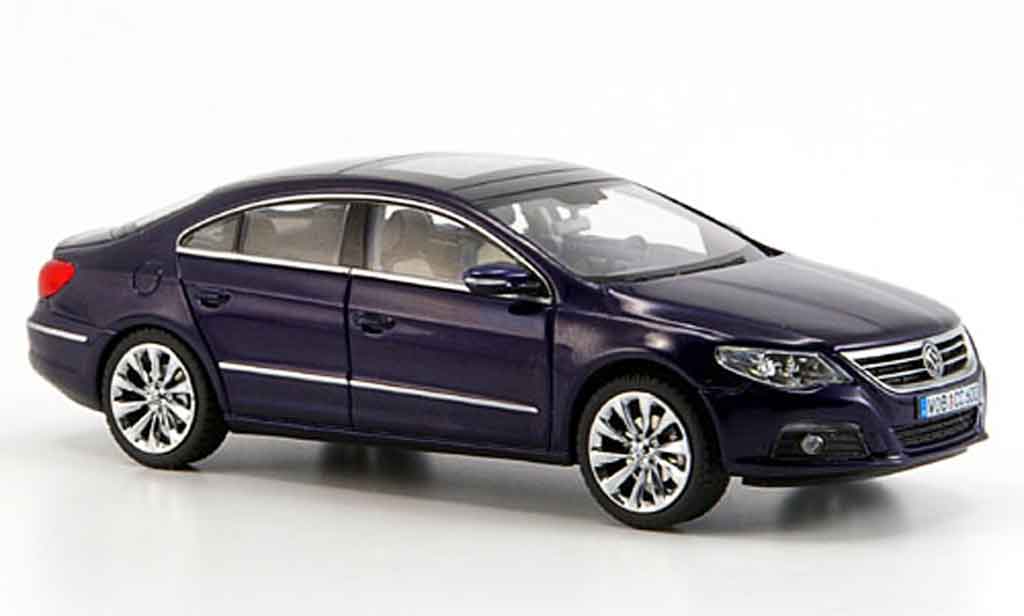 Volkswagen Passat CC 1/43 Schuco CC blauw 2007 modelauto