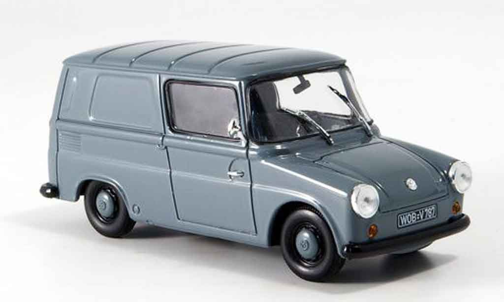 Volkswagen Combi 1/43 Norev typ 147 fridolin grijs 1965 modelauto