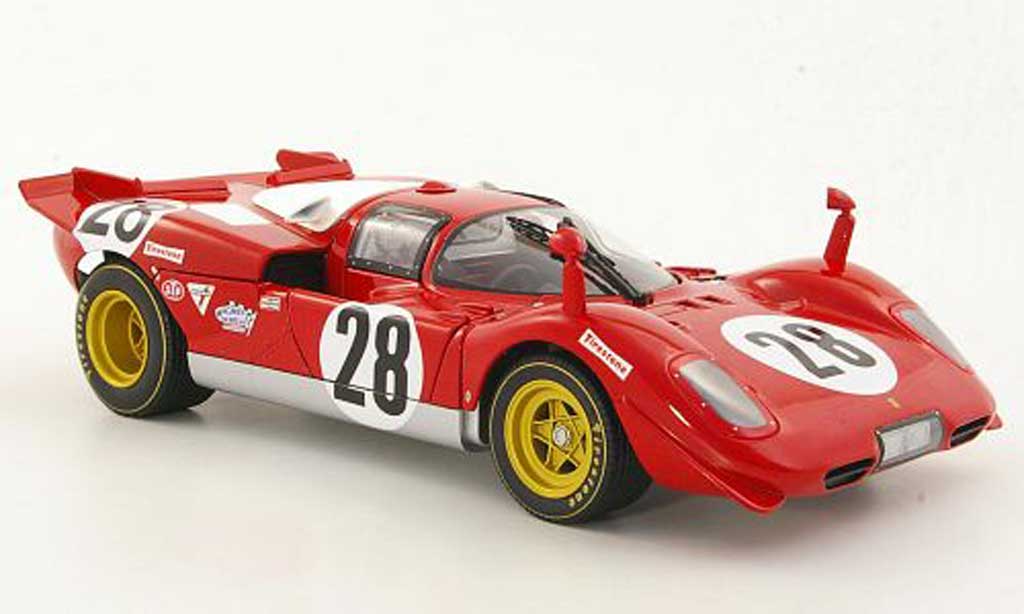 Ferrari 512 S 1/18 Hot Wheels S No.28 Scuderia N.A.R.T. Andretti / Merzario / Ickx 24h Daytona 1970 modelauto