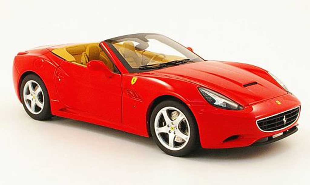 Ferrari California 2008 1/18 Hot Wheels Elite 2008 v8 rood elite special ed. in klappbox modelauto