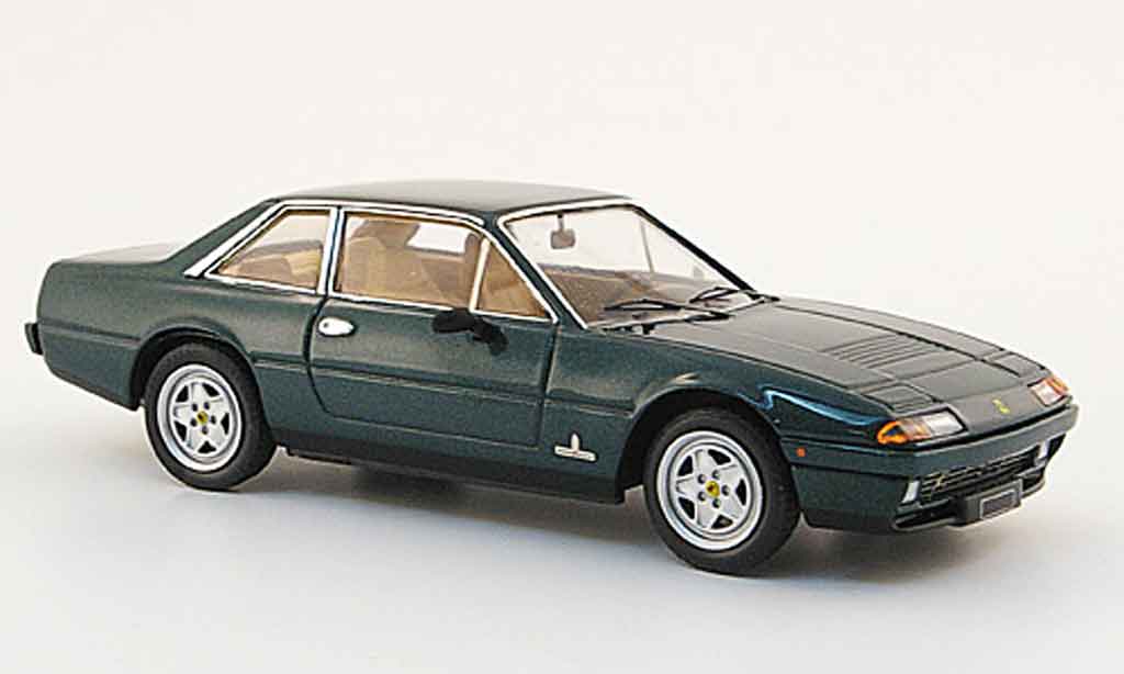 Ferrari 412 1/43 Hot Wheels Elite grun 1985 modelauto