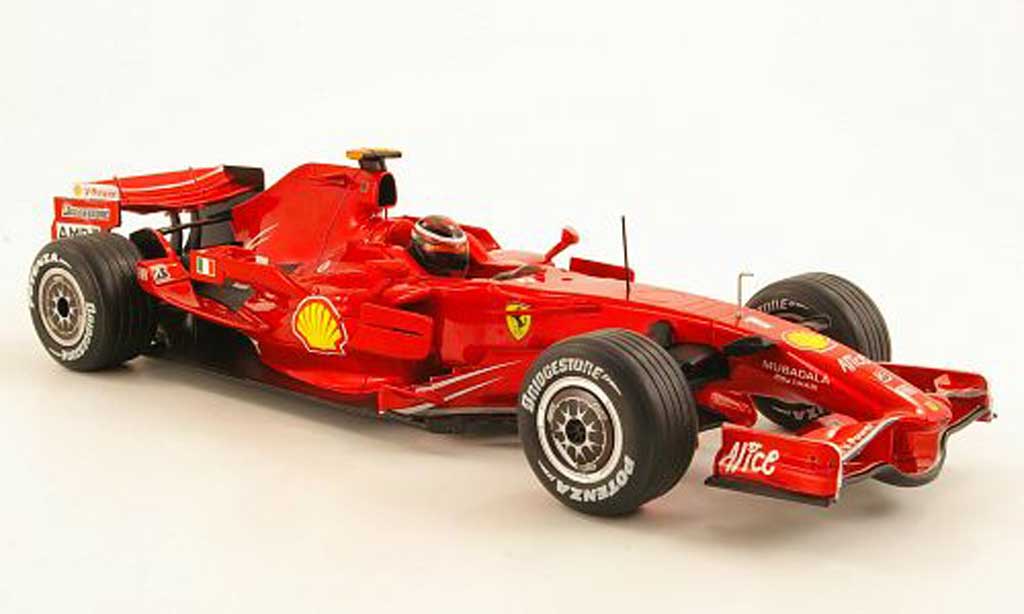 Ferrari F1 1/18 Hot Wheels F2008 K. Reikkonen 2008 modelauto