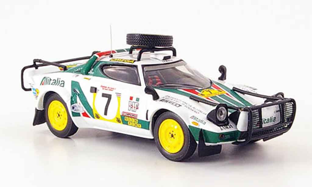 Lancia Stratos Rallye 1/43 IXO Rallye hf no.7 safari rallye 1977 modelauto