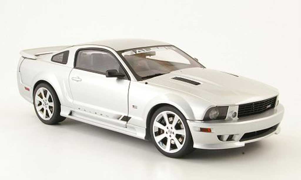 Ford Mustang Saleen 1/18 Autoart Saleen s281 grijs clair metallized modelauto