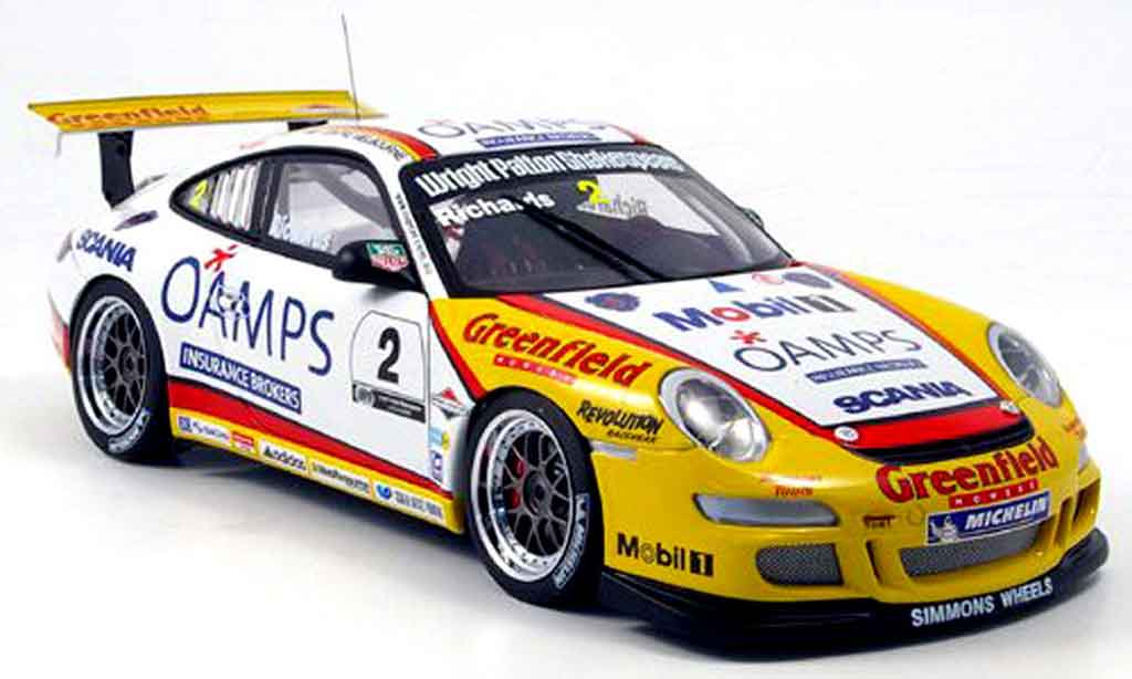 Porsche 997 GT3 CUP 1/18 Autoart GT3 Cup 2006 j. richards australian carrera modelauto