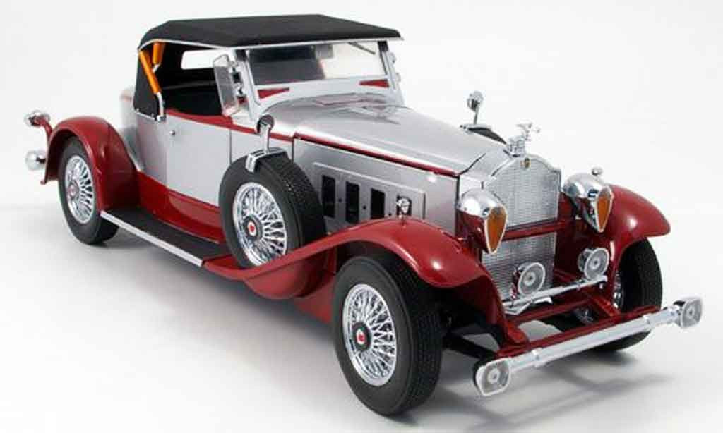 Porsche 930 Speedster 1/18 Signature speedster grijs/rood verdeck avec capote1 modelauto