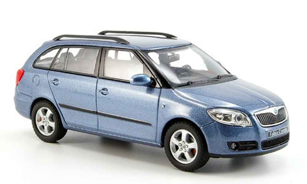 Skoda Fabia 1/43 Abrex combi ii grijs modelauto