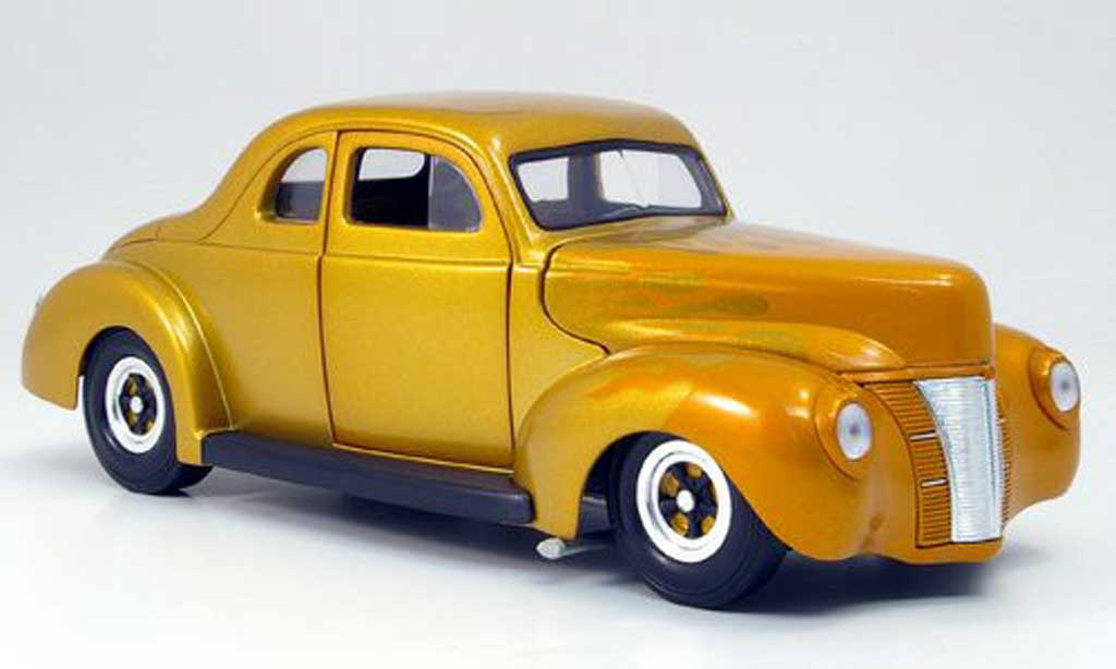 Ford Hot Rod 1/18 Eagle deluxe coupe hot rod gold 1940 modelauto