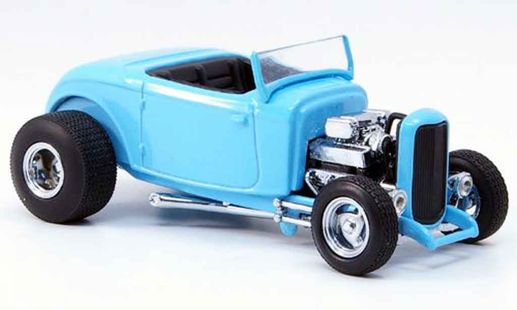Ford 1932 1/43 Eagle Street Rod blauw zwartes Interieur modelauto