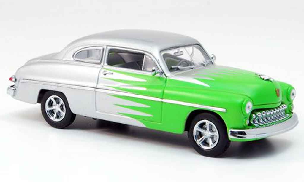 Mercury Club Coupe 1/43 Eagle Hot Rod grijs avec grun 1949 modelauto