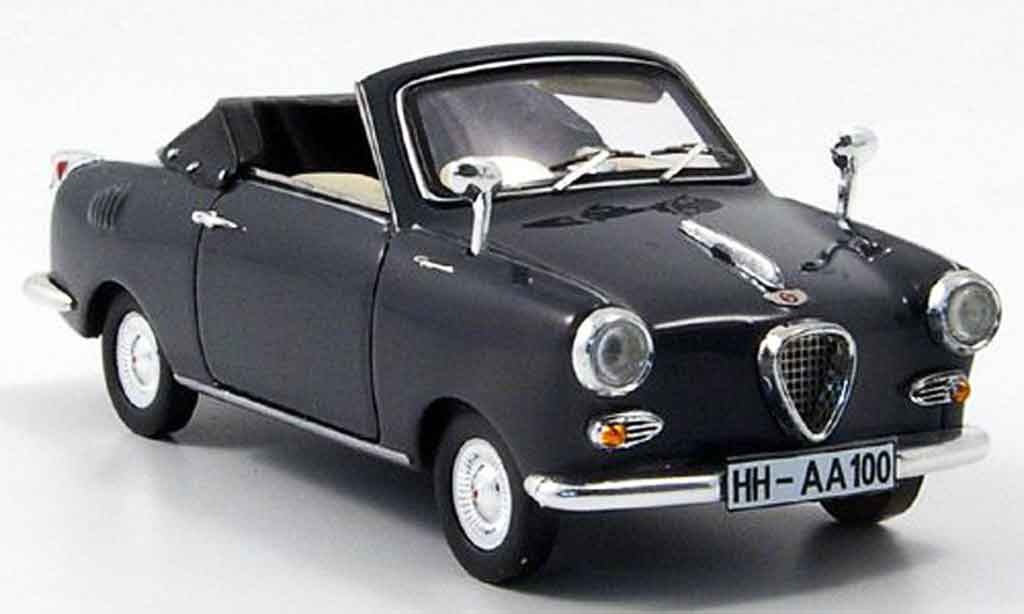 Goggomobil TS 1/43 Premium Cls 250 Cabriolet grijs modelauto