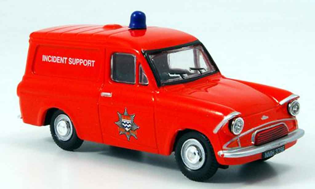 Ford Anglia 1/43 Oxford Van pompier London modelauto