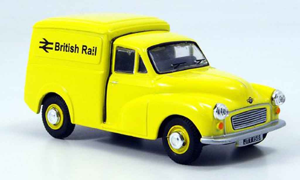 Morris Minor 1/43 Oxford Van geel Kasten British Rail modelauto