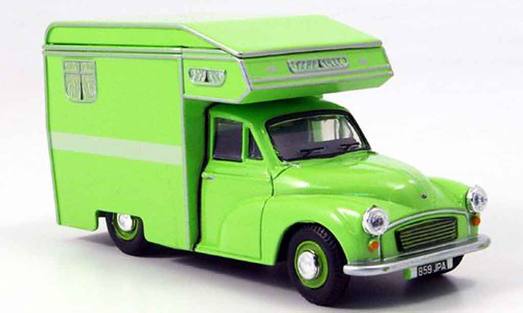 Morris Minor 1/43 Oxford Van Camper grun Wohnmobil modelauto
