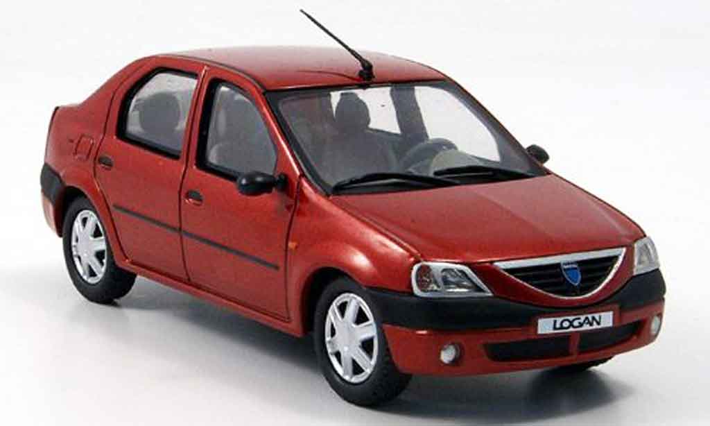 Dacia Logan 1/43 Eligor rood modelauto