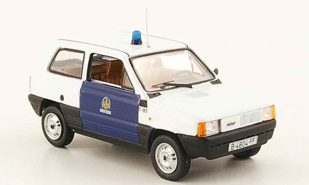 Seat Panda 1/43 Norev guardia urbana politie barcelona 1981 modelauto