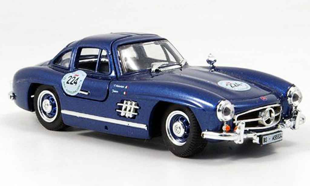 Mercedes 300 SL 1/43 Bang SL No.224 Varseriati Favero Mille Miglia modelauto