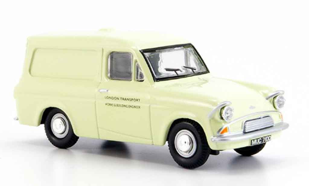 Ford Anglia 1/43 Oxford Van beige London Transport modelauto