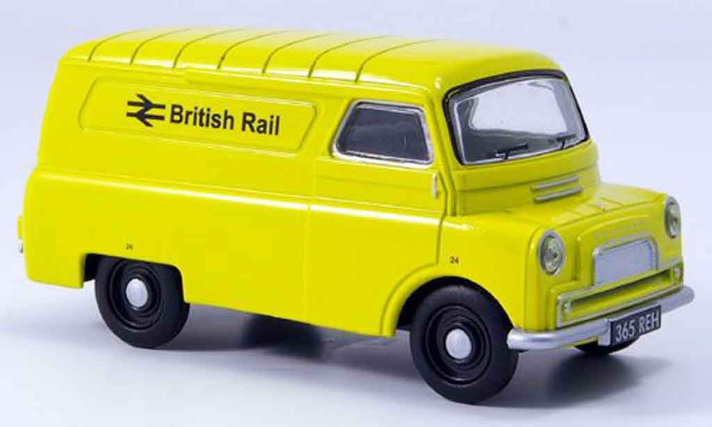 Bedford CA 1/43 Oxford Van geel British Rail Kasten modelauto