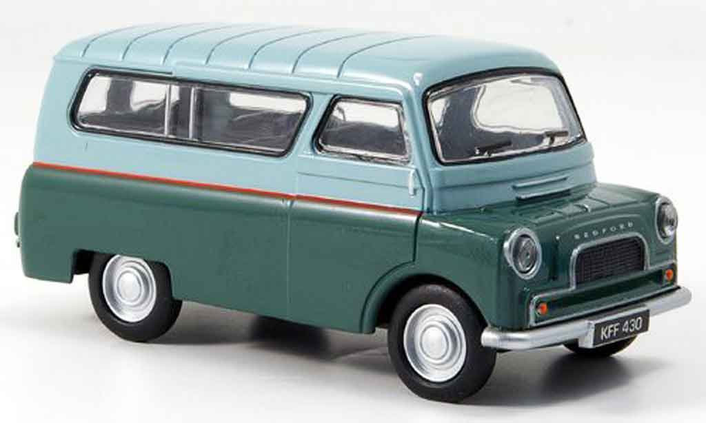 Bedford CA 1/43 Oxford Camper Van grijs grun Fensterbus modelauto