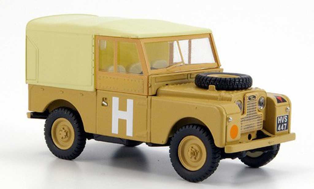 Land Rover 88 1/43 Oxford Series 1 sandfarben Militar Kasten modelauto