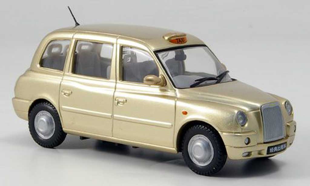 Austin TX4 1/43 Oxford Taxi gold 2007 Shanghai Auto Show modelauto