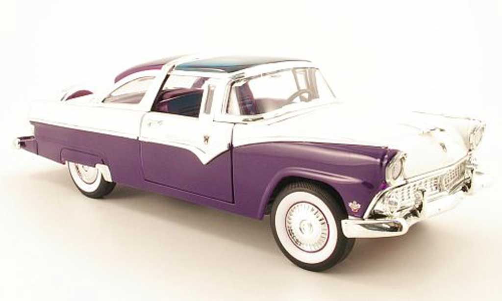 Ford Crown 1955 1/18 Yat Ming 1955 victoria lila/wit 1955 modelauto