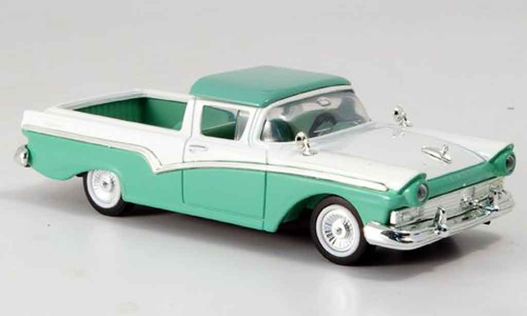 Ford Ranchero 1/43 Yat Ming grun wit 1957 modelauto