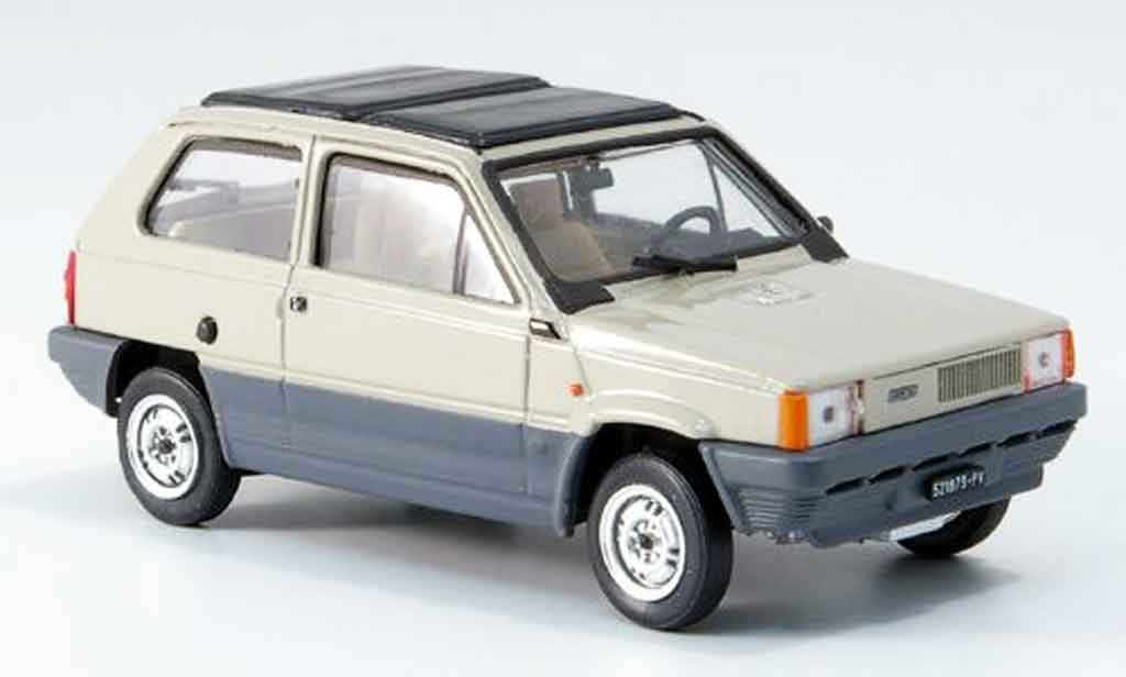Fiat Panda 1/43 Brumm 45 beige avec capote Doppelfaltdach 1981 modelauto