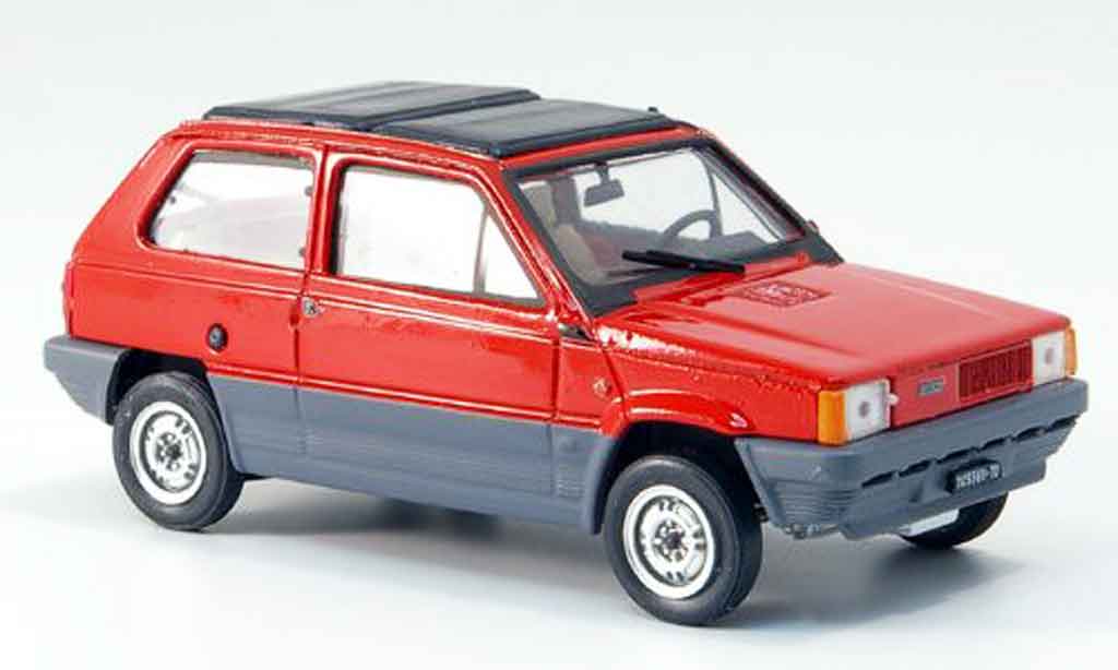 Fiat Panda 1/43 Brumm 45 rood avec capote Doppelfaltdach 1981 modelauto