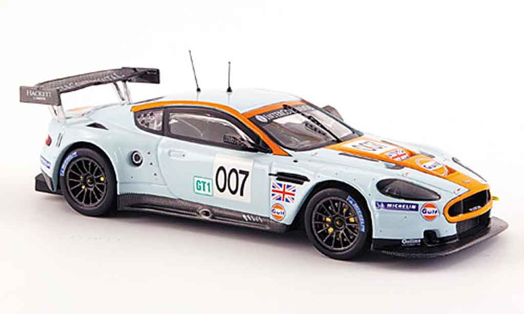 Aston Martin DBR9 1/43 IXO no.007 gulf prasentation 2008 modelauto