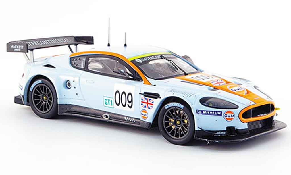 Aston Martin DBR9 1/43 IXO no.009 gulf prasentation 2008 modelauto