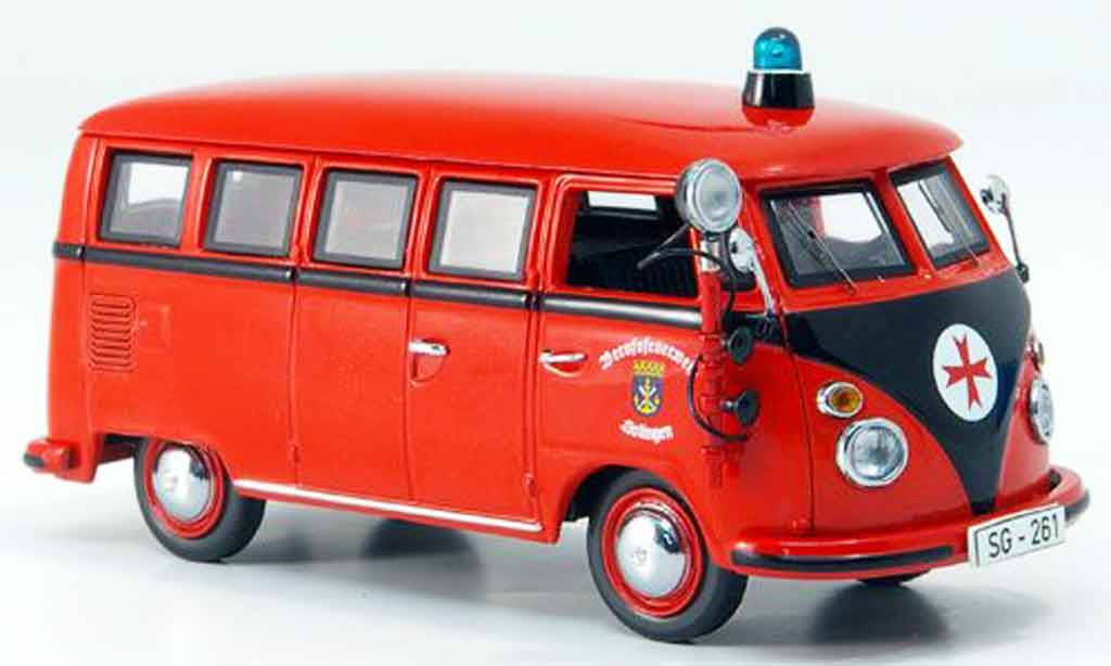 Volkswagen Combi 1/43 Schuco t 1 bus berufspompier solingen modelauto