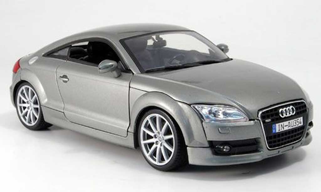 Audi TT coupe 1/18 Mondo Motors coupe grijs modelauto