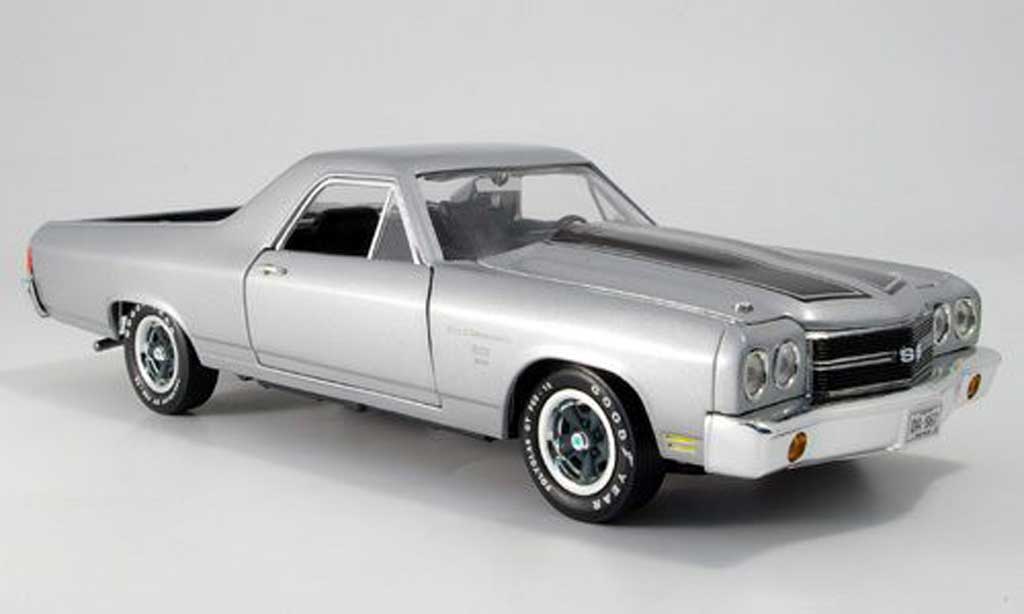 Chevrolet El Camino 1/18 Ertl ss grijs 1970 modelauto