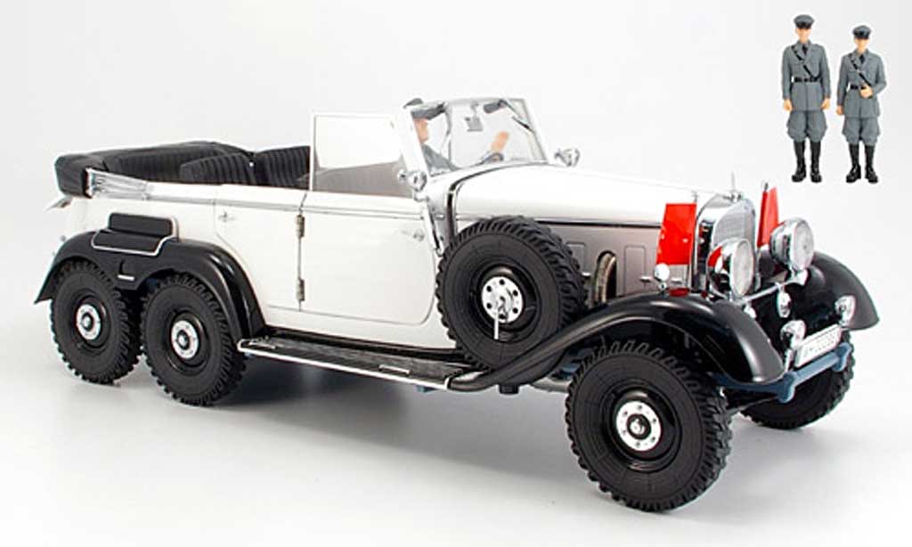 Mercedes G4 1/18 Signature wit/zwart (premium) 1938 modelauto